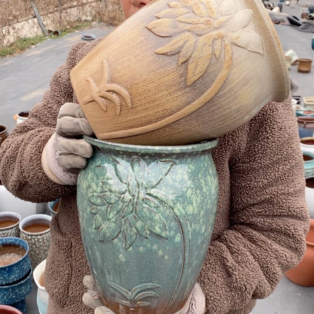 红陶口20高25～～～