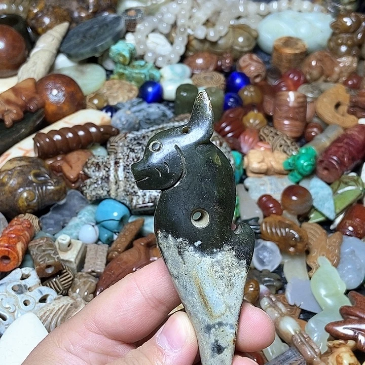 和田玉未镶嵌颈饰022