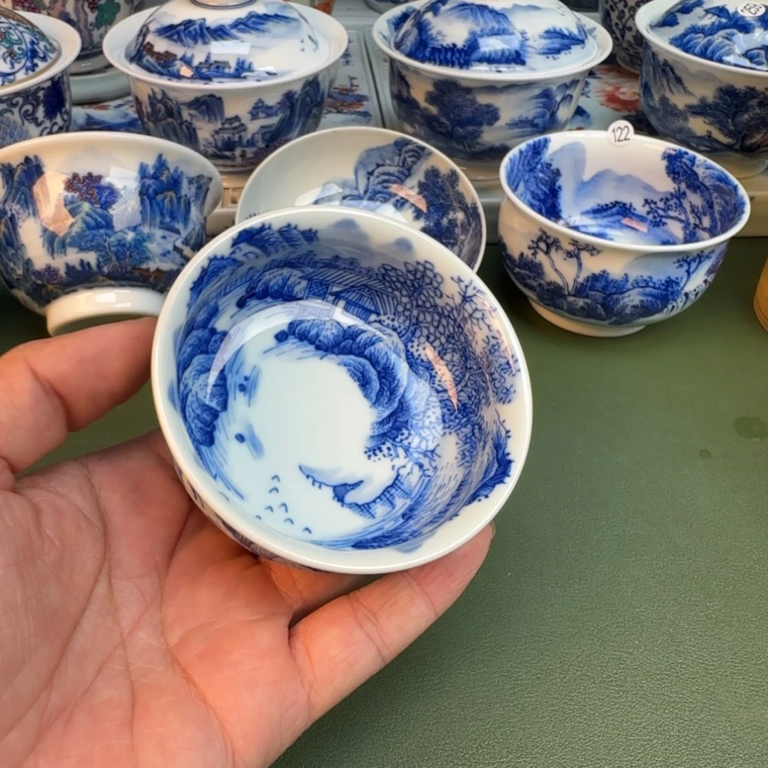 陶纯手工纯手绘茶具372