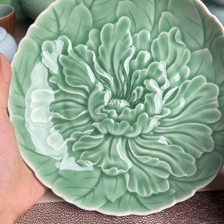 龙泉云间青瓷小米茶器