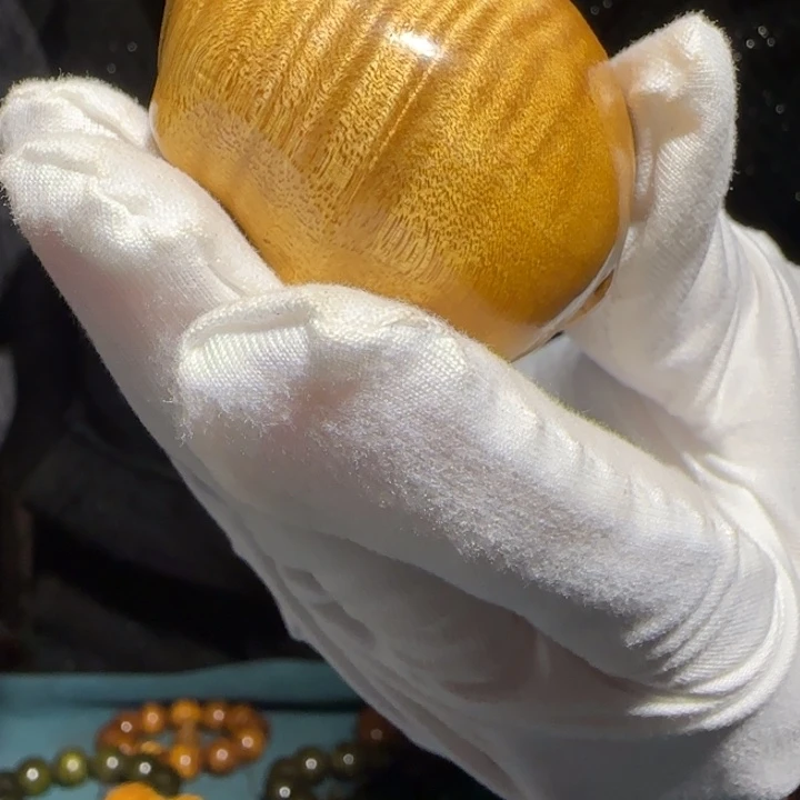 金丝楠上**风小叶桢楠手把件