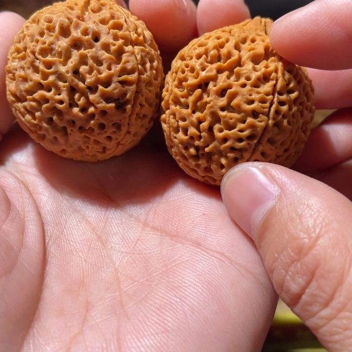 桃核把件四五瓣金刚菩提