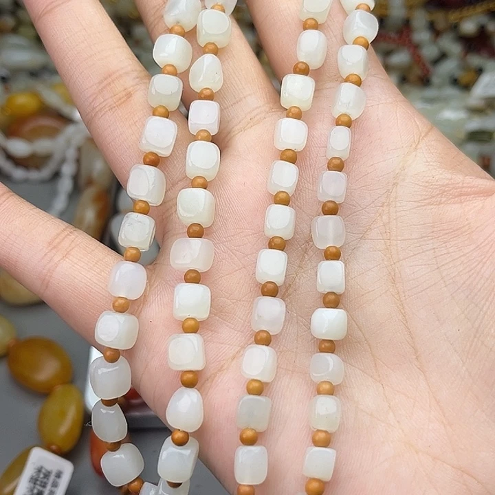 和田玉（糖玉）未镶嵌手链