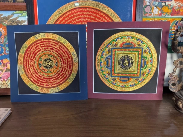 六字箴言坛城桌摆