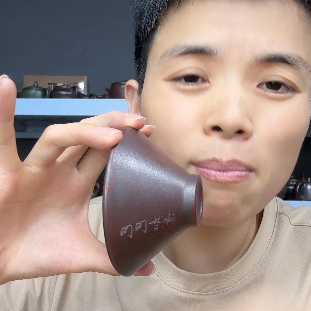 茶壶底槽青民间手艺人全手工制作