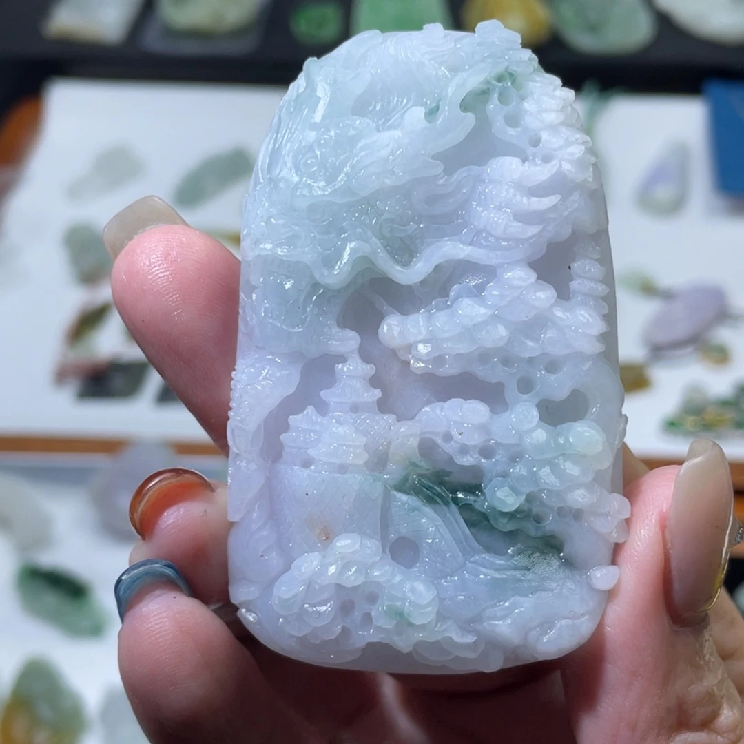 未镶嵌定制翡翠毛货