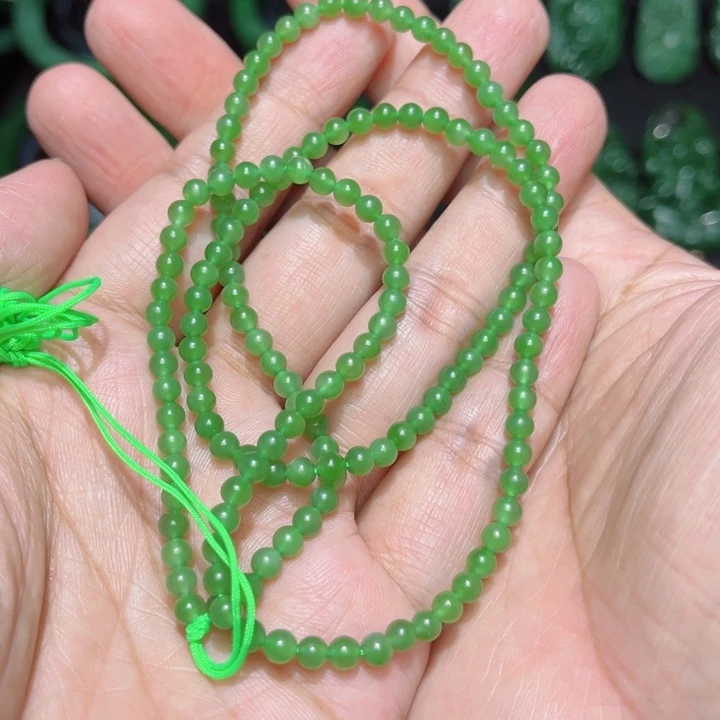 手链未镶嵌和田玉（碧玉）