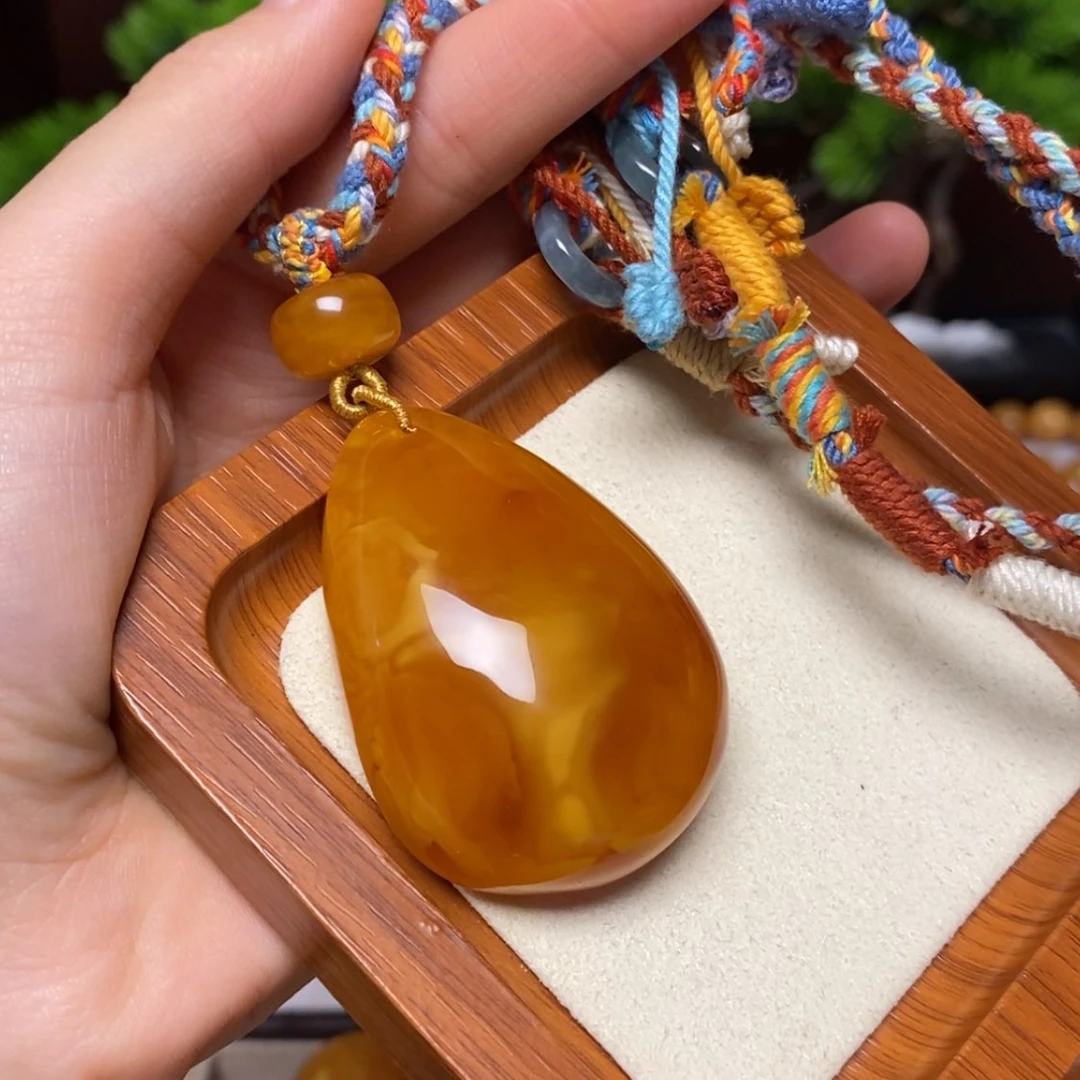 【闪购商品】蜜蜡颈饰未镶嵌项链