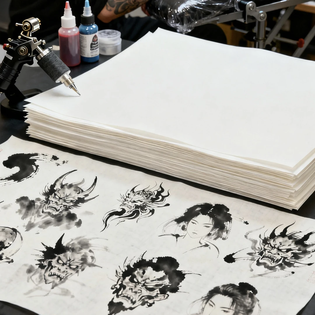 纹身专用转印雪梨纸（加厚款）吸水不糊转印纸白色