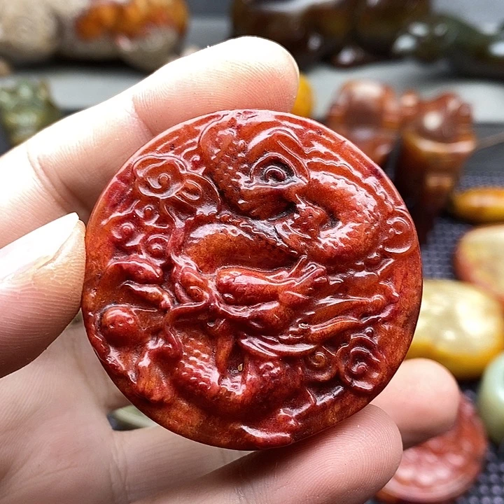 未镶嵌蛇纹石玉颈饰