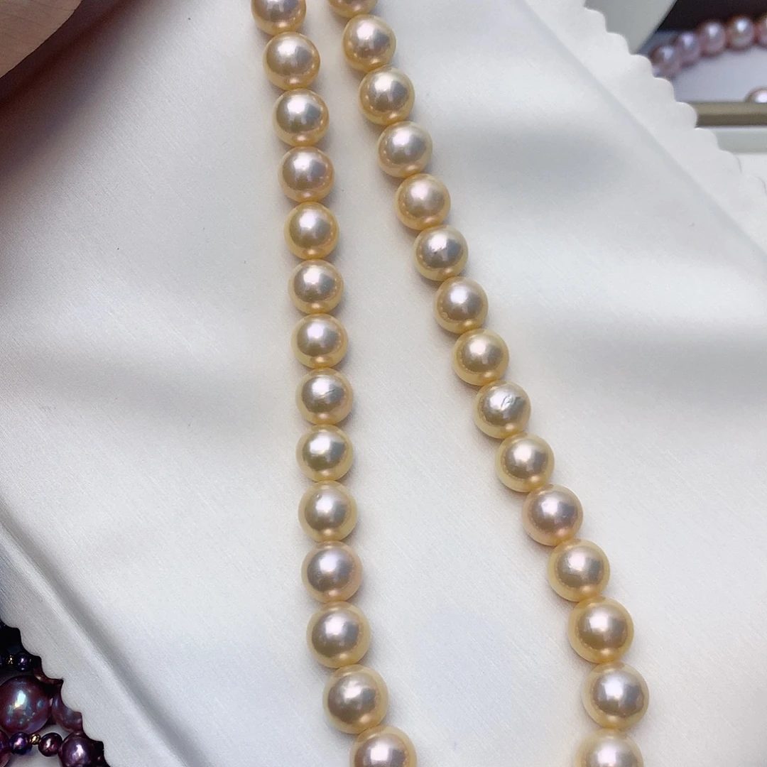 淡水珍珠未镶嵌颈饰W35