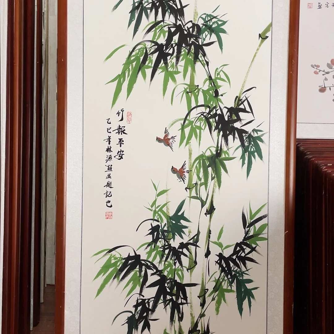 国画带框尺寸63*123厘米