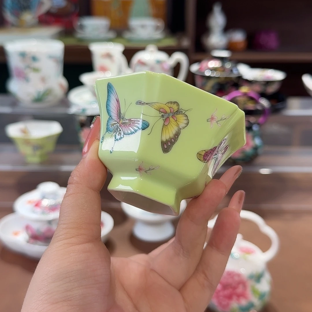 珐琅彩主人杯茶具套装