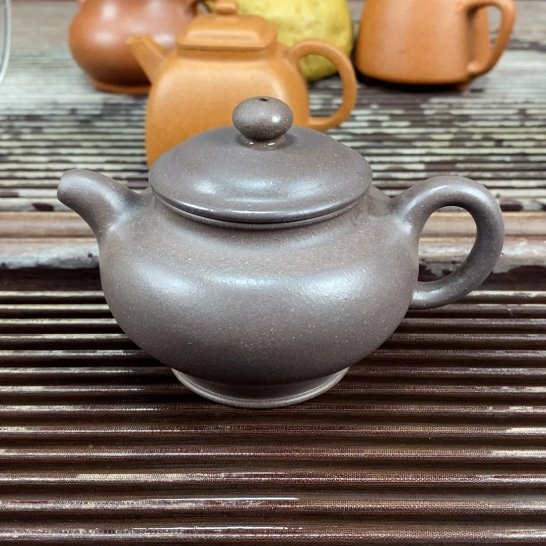 紫砂茶壶宜兴原矿紫砂壶天青掇只200c