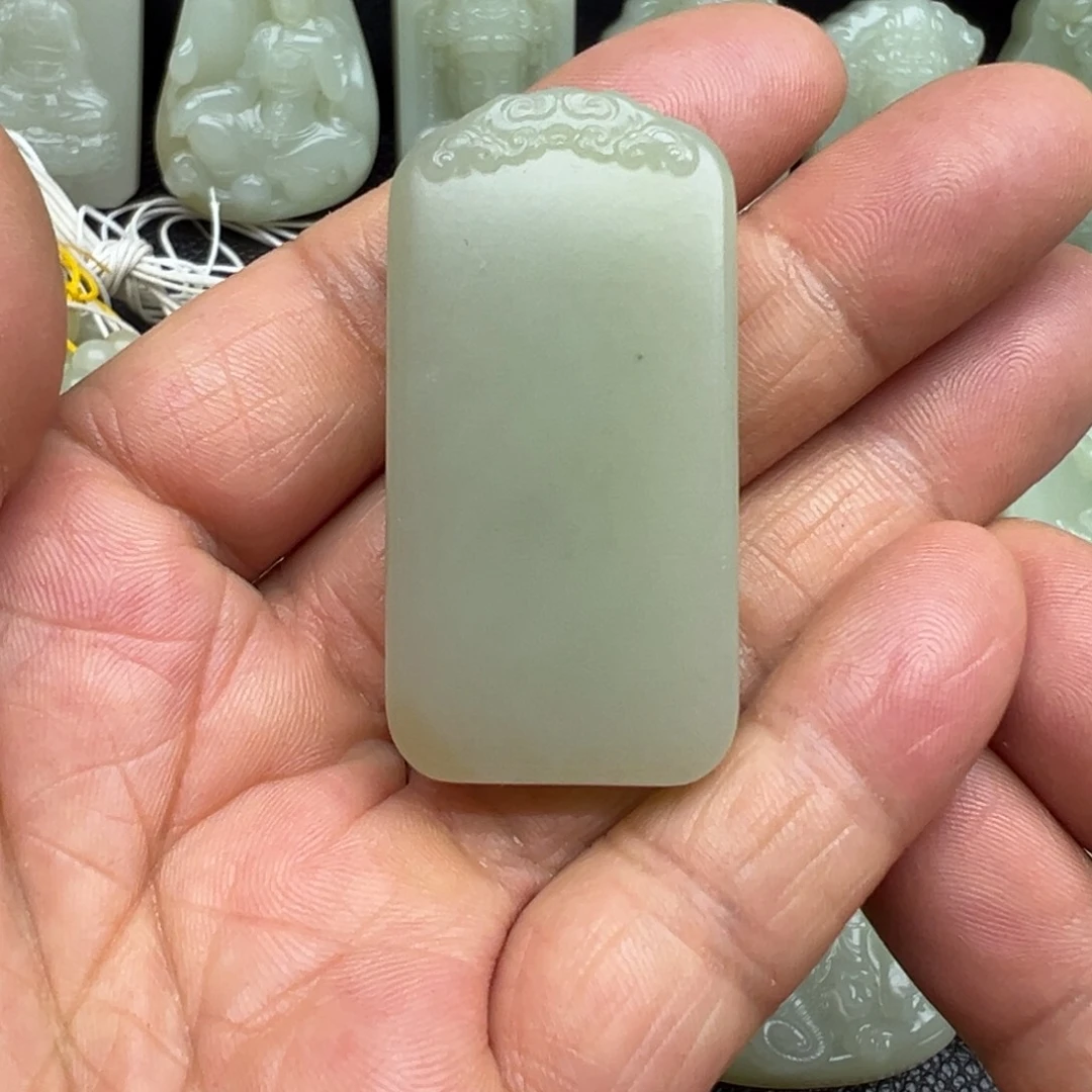和田玉（糖玉）未镶嵌吊坠(不含链)