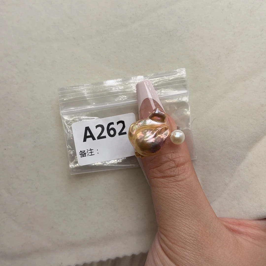 淡水珍珠戒指银S925镶嵌