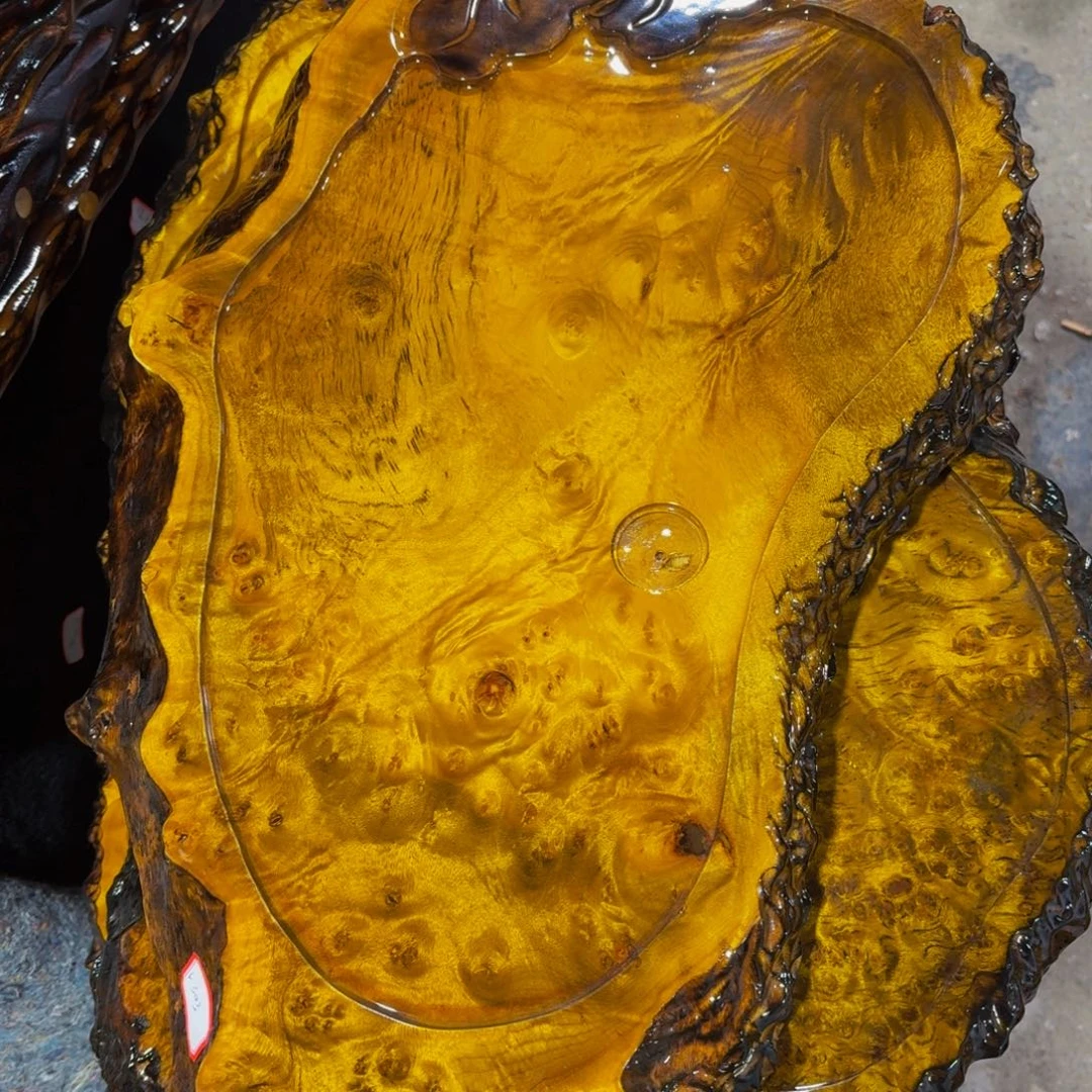 实木茶盘缅甸黄金樟