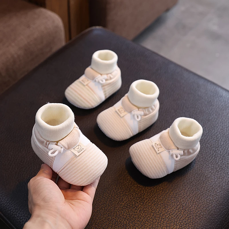 0-1岁春秋季婴儿软底学步前鞋10月新生男女宝宝鞋鞋袜一体透气