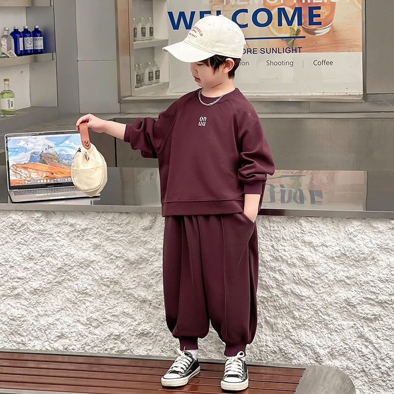 儿童套装男童春装2025新款帅气童装洋气宝宝休闲运动装春秋季衣服