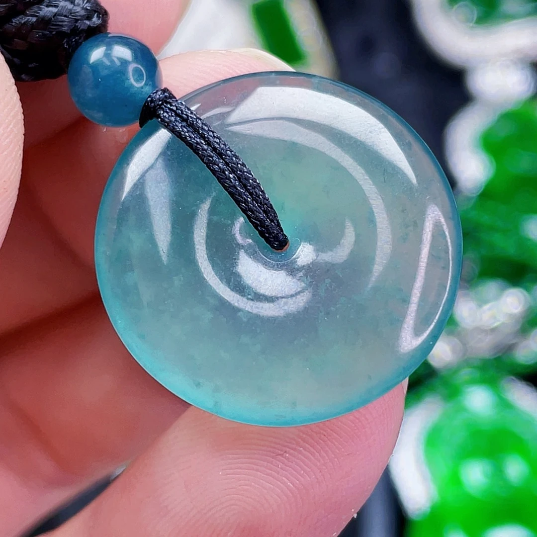 翡翠未镶嵌颈饰20