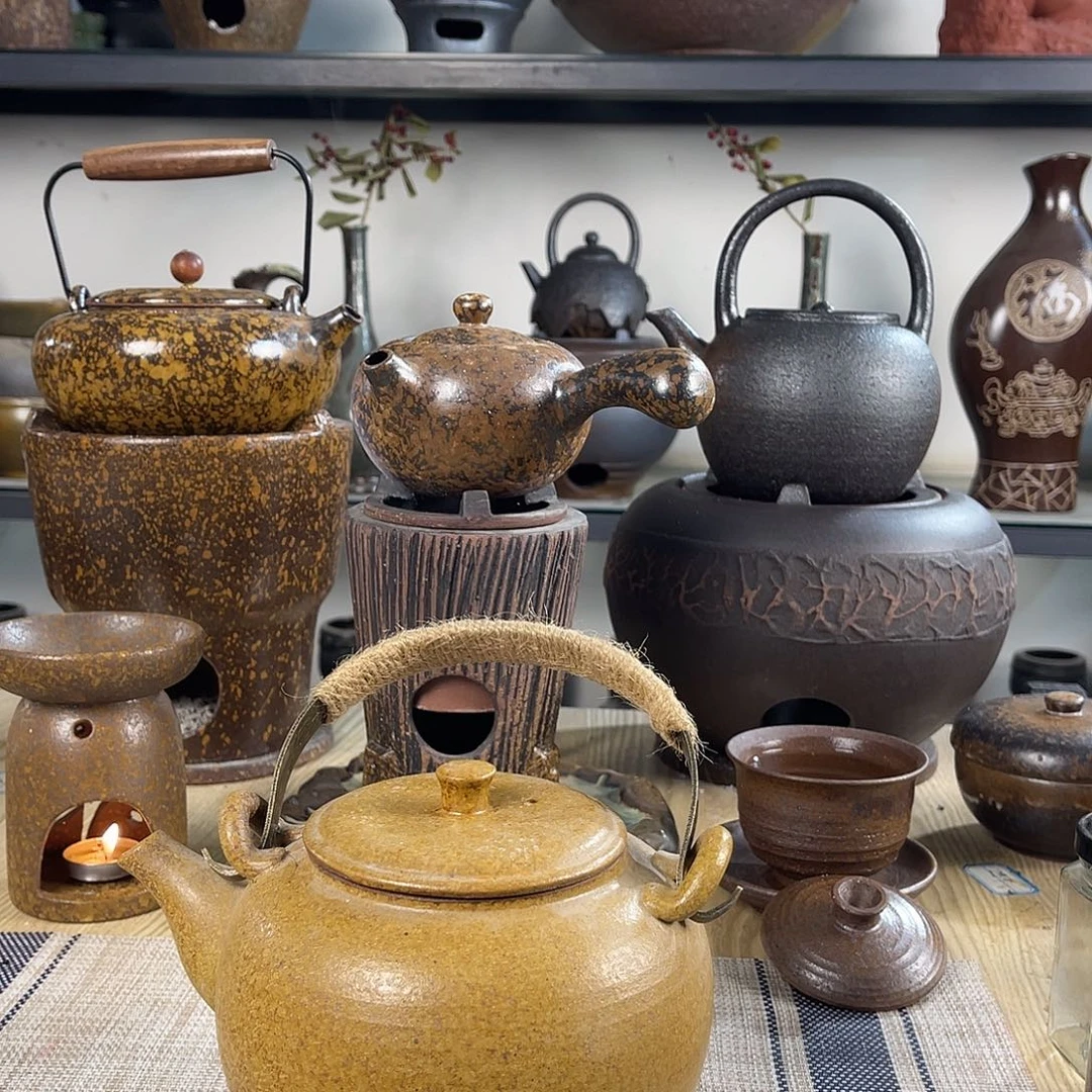 紫砂粗陶实用砂锅