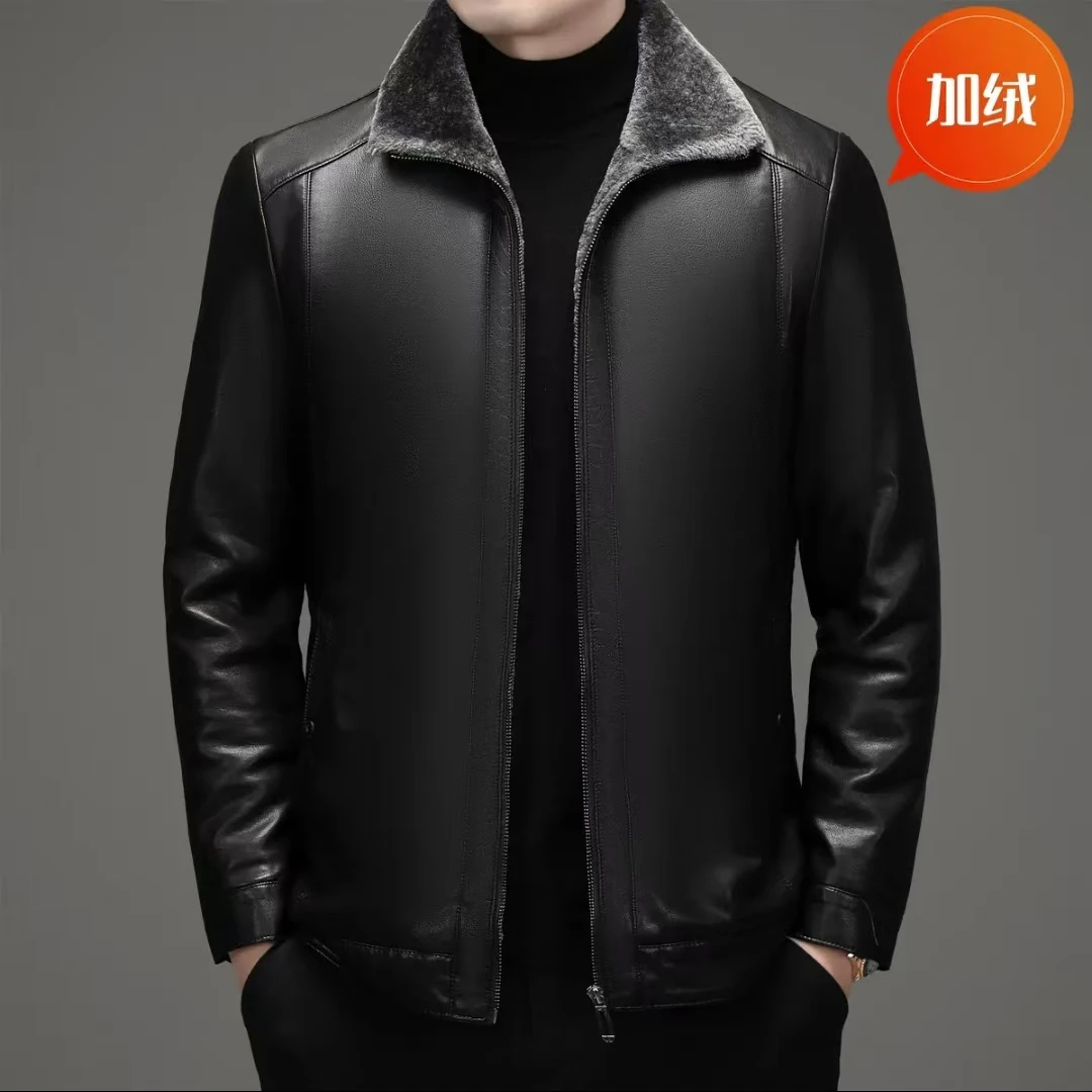 【M】男士冬款时尚经典大气款休闲加厚外套M#0818