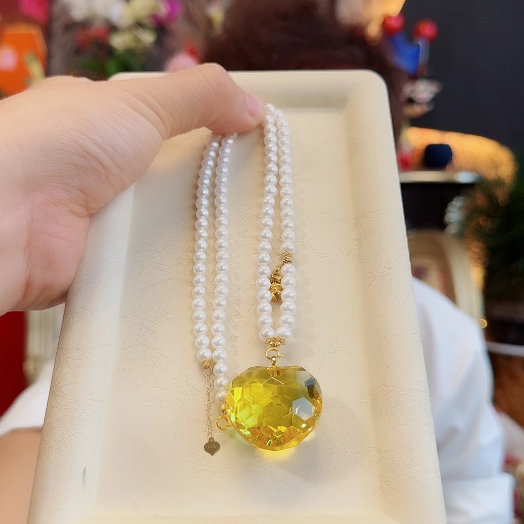 18K金镶嵌手串淡水珍珠