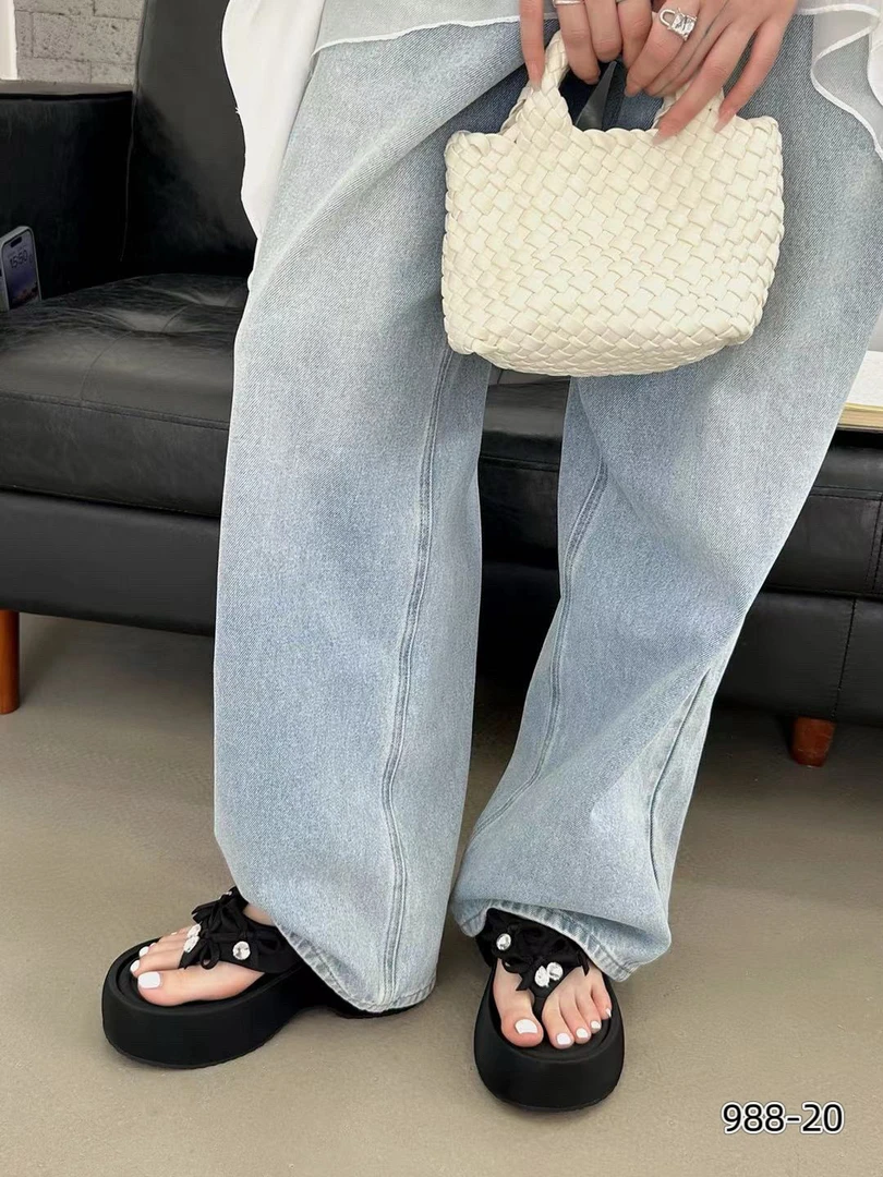 （唯品专属）M蝴蝶结人字拖988-20