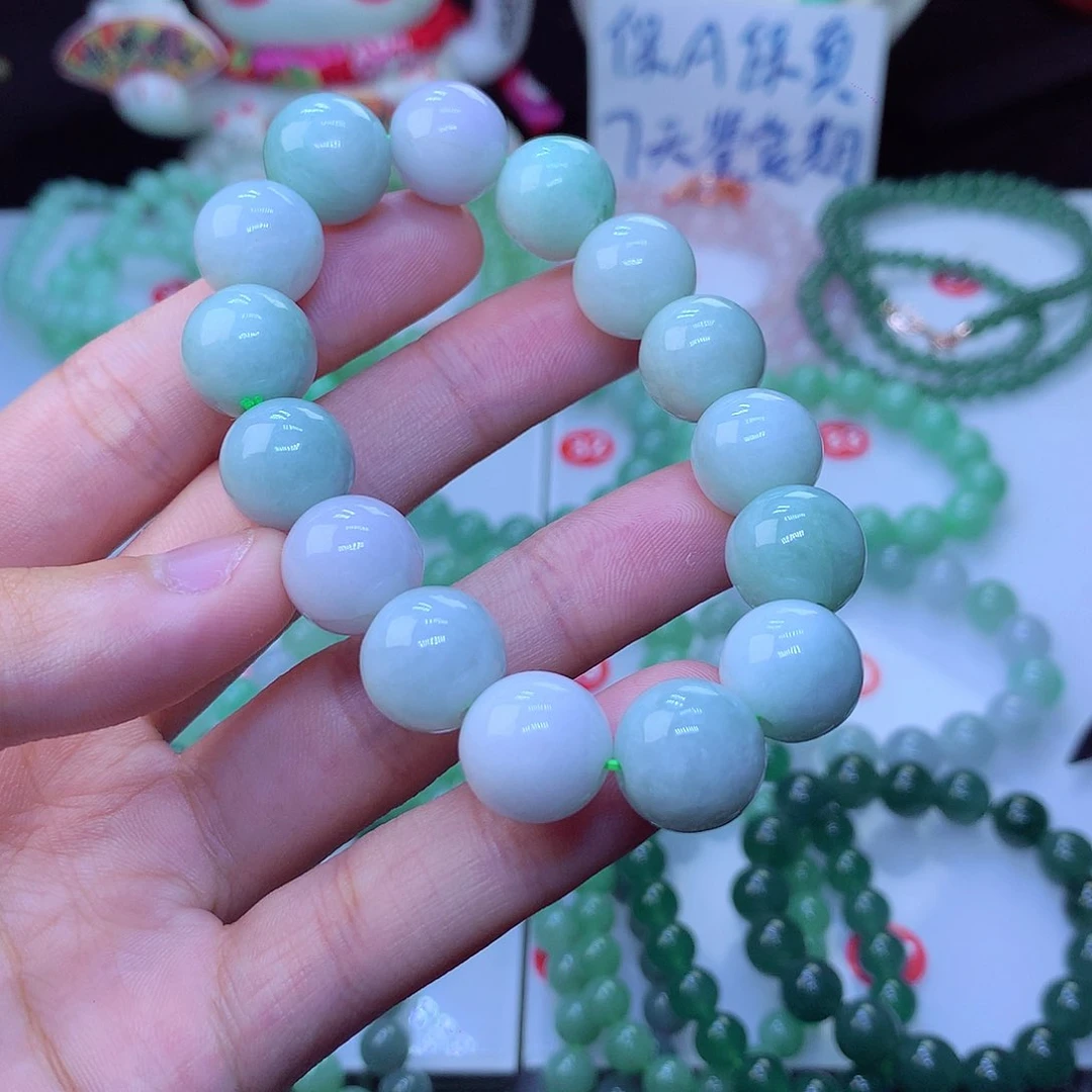 翡翠毛衣链未镶嵌