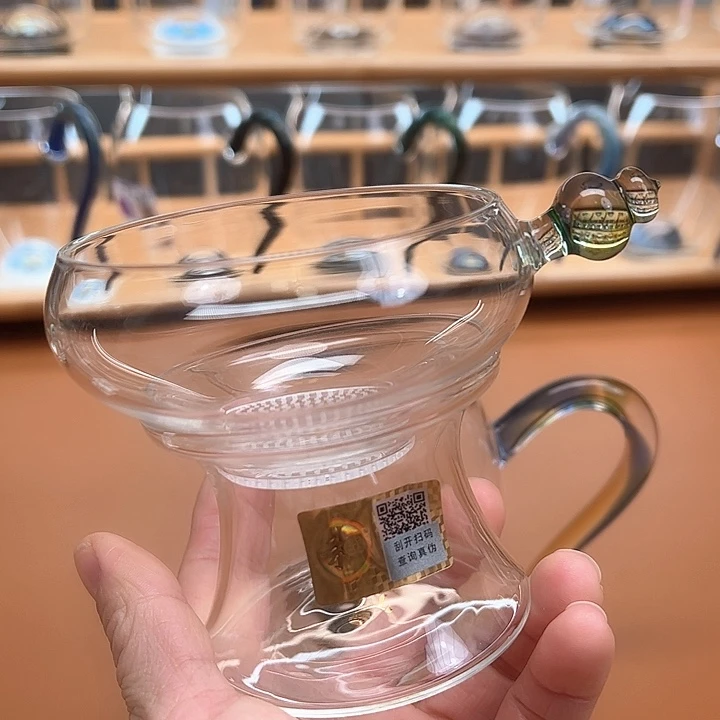 青***司水晶玻璃吸管款茶漏