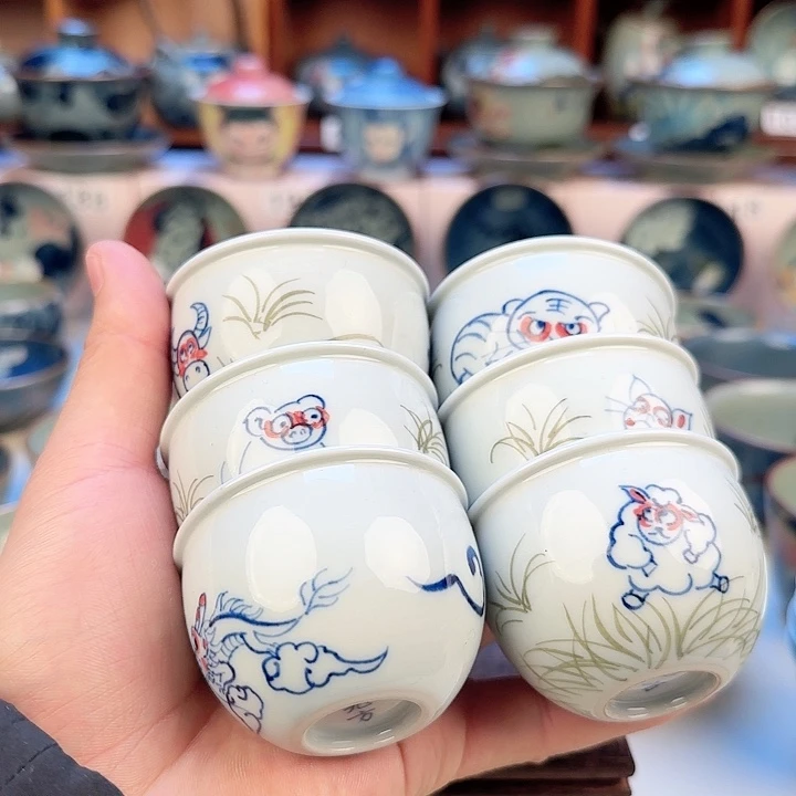 多*?景德镇陶瓷陶瓷杯茶具