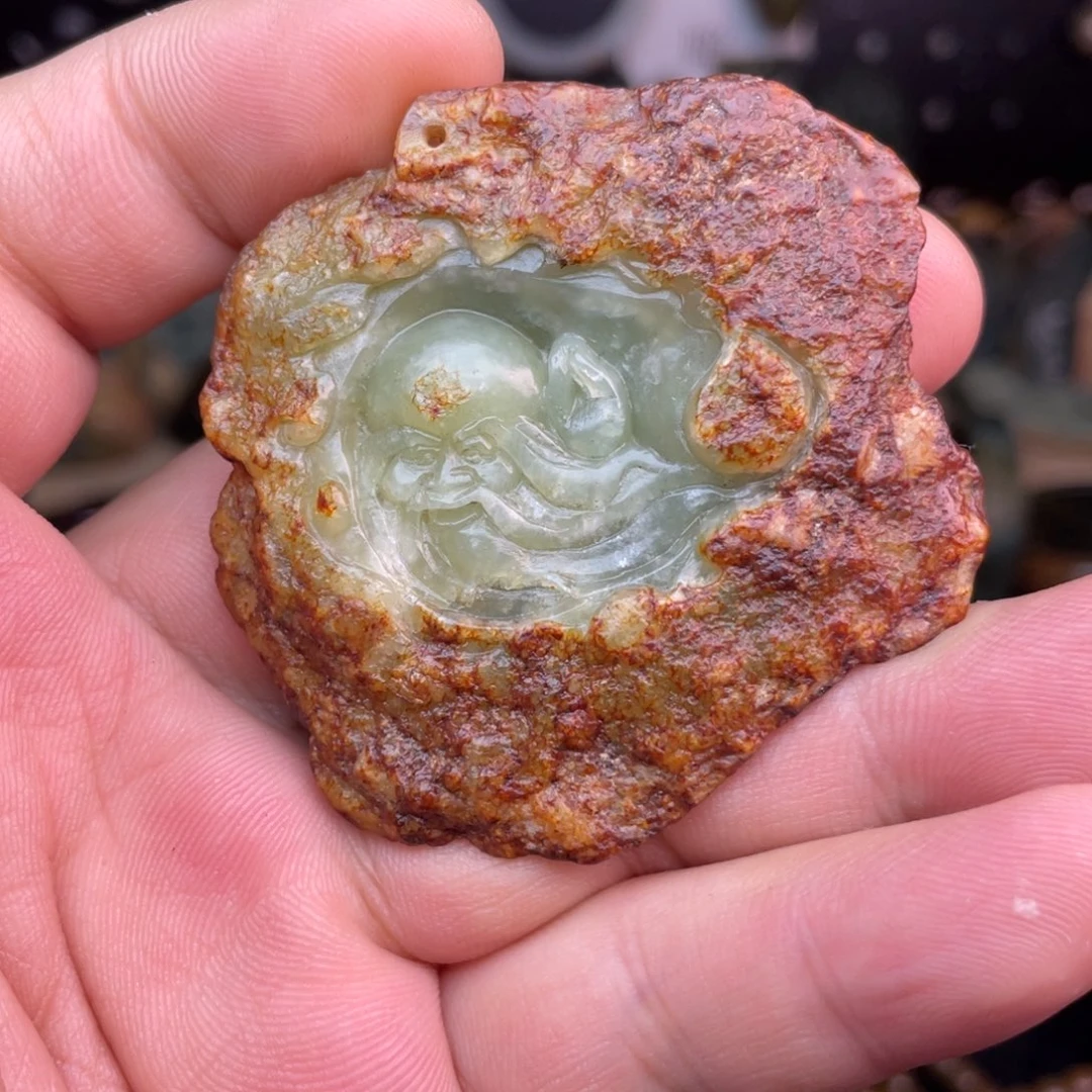 岫岩河磨玉（透闪石质玉）未镶嵌颈饰
