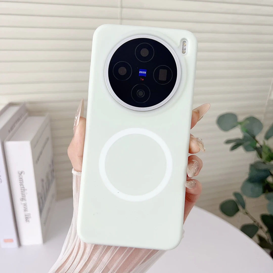 适用vivox200s手机壳x100pro磁吸果冻液态硅胶ultra保护壳简约z10