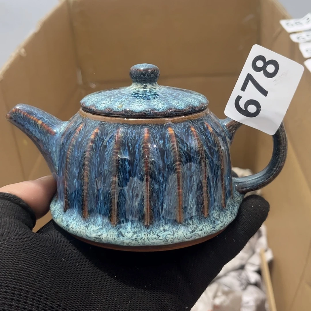 瓷片茶摆件工艺品摆件666