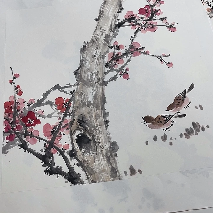 姜奇老师花鸟作品50×50