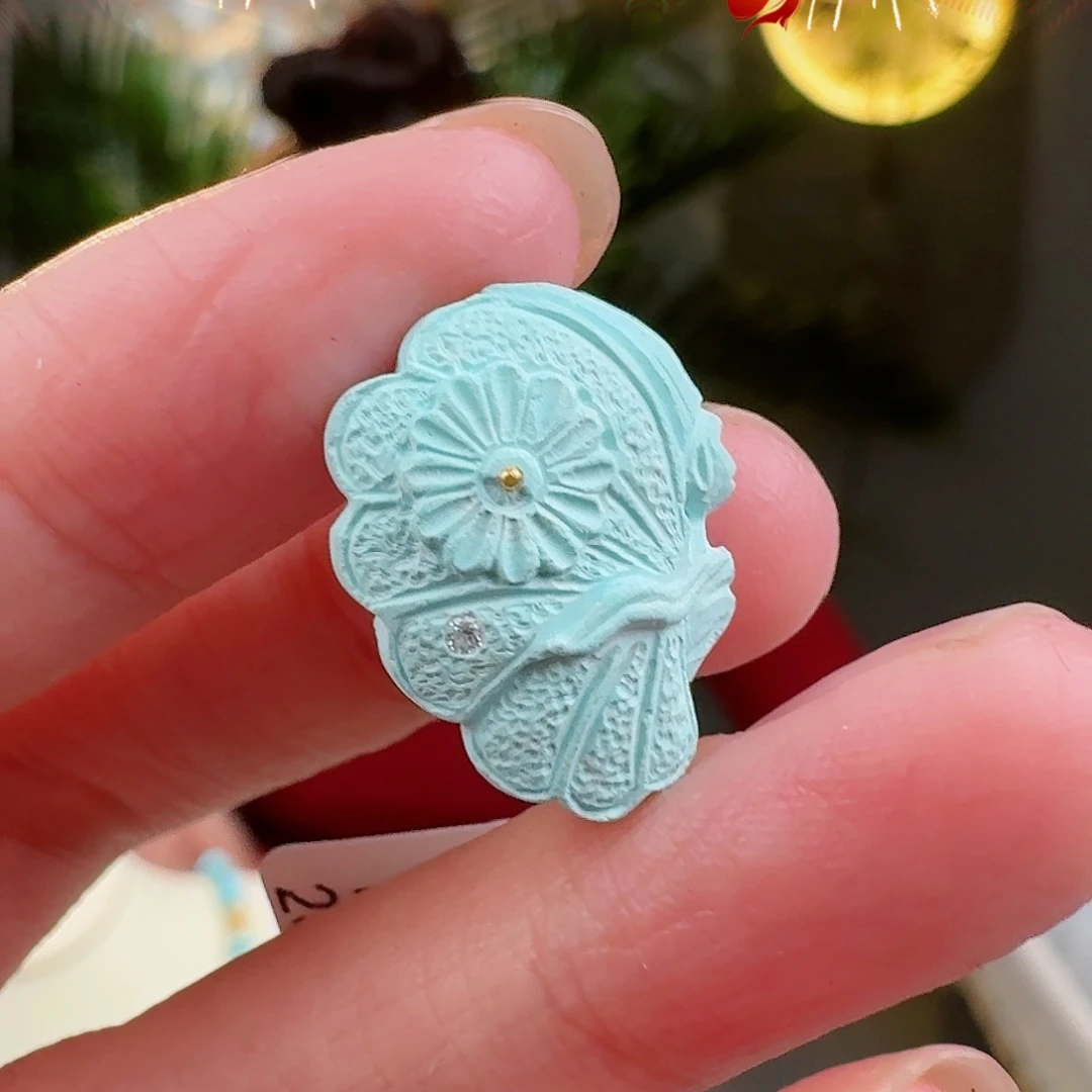 绿松石珠宝奇石未镶嵌