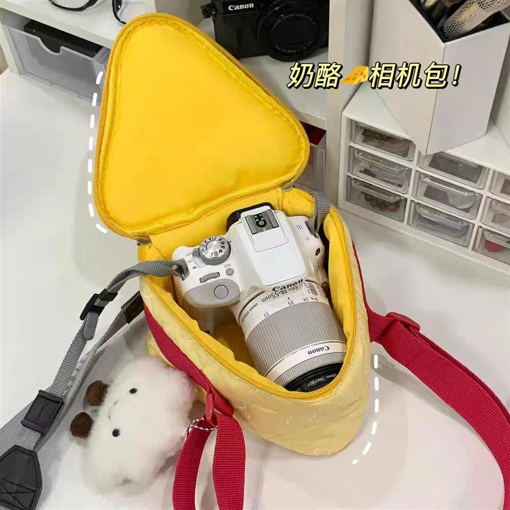 相机包富士佳能专用单反相机收纳包拍立得保护套可爱单肩斜跨包包
