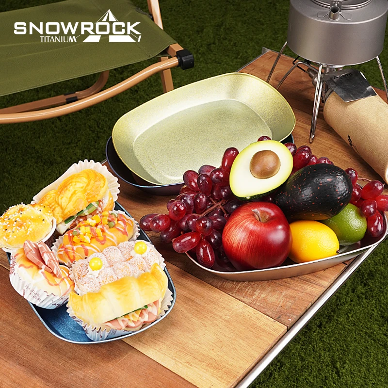 纯钛冰花蒸鱼盘（多色可选）