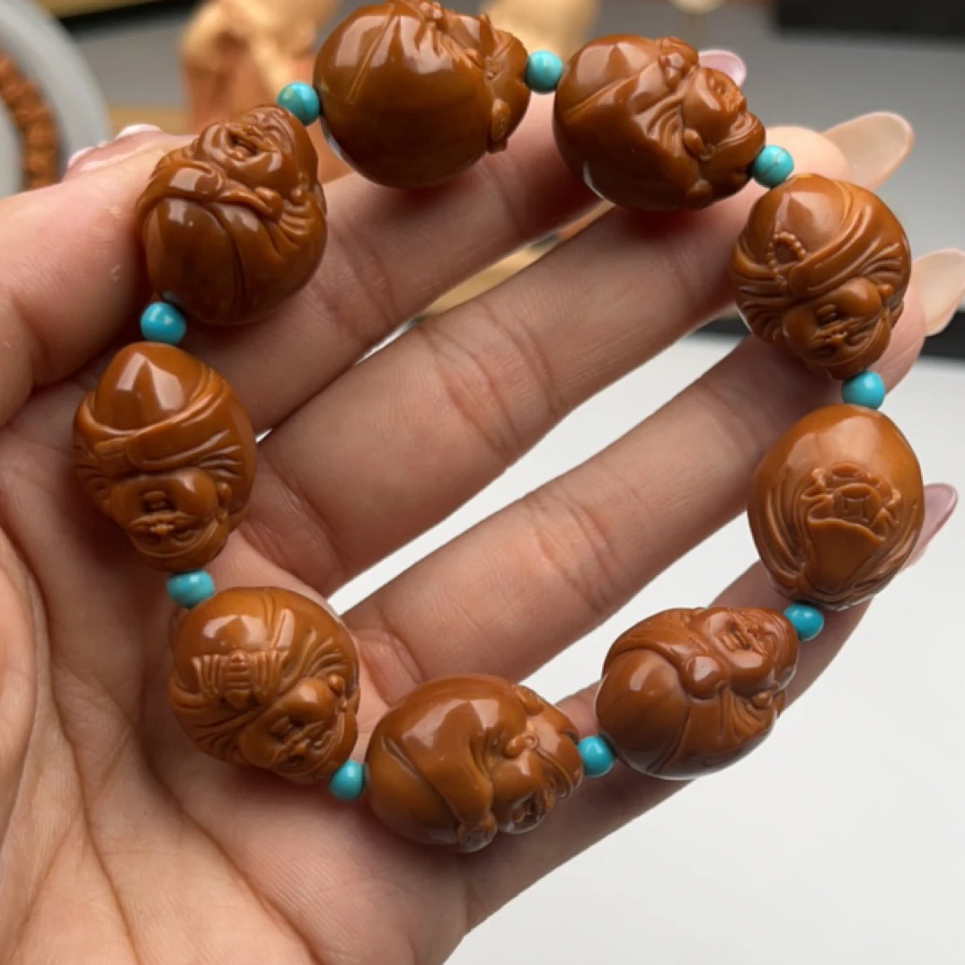 橄榄核光背财神爆红料