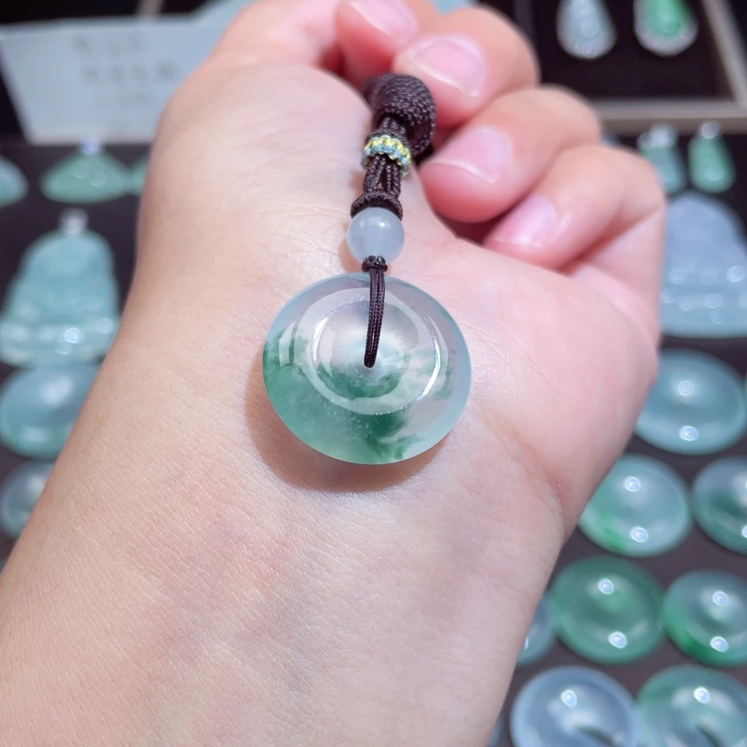 颈饰未镶嵌翡翠扣子