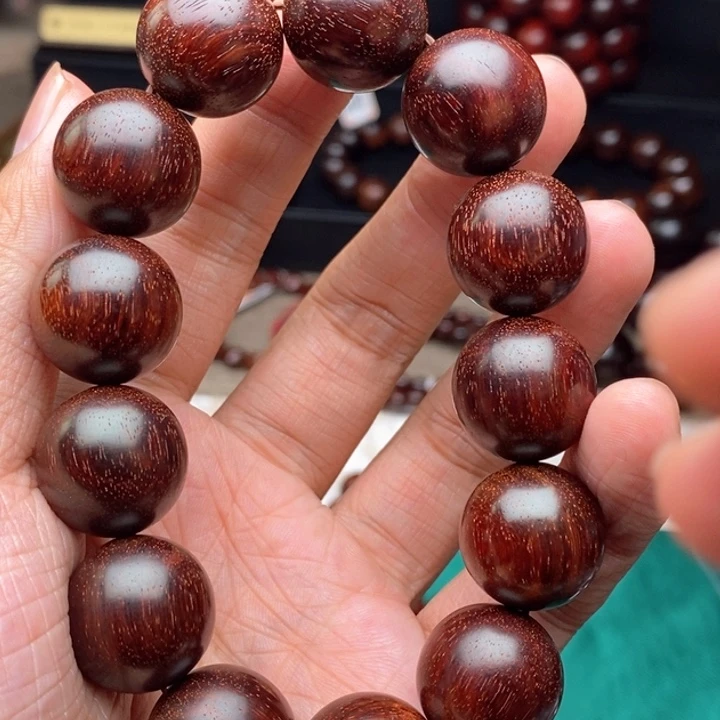 檀香紫檀（小叶紫檀）手串/手链1.8原汁原味满牛毛纹