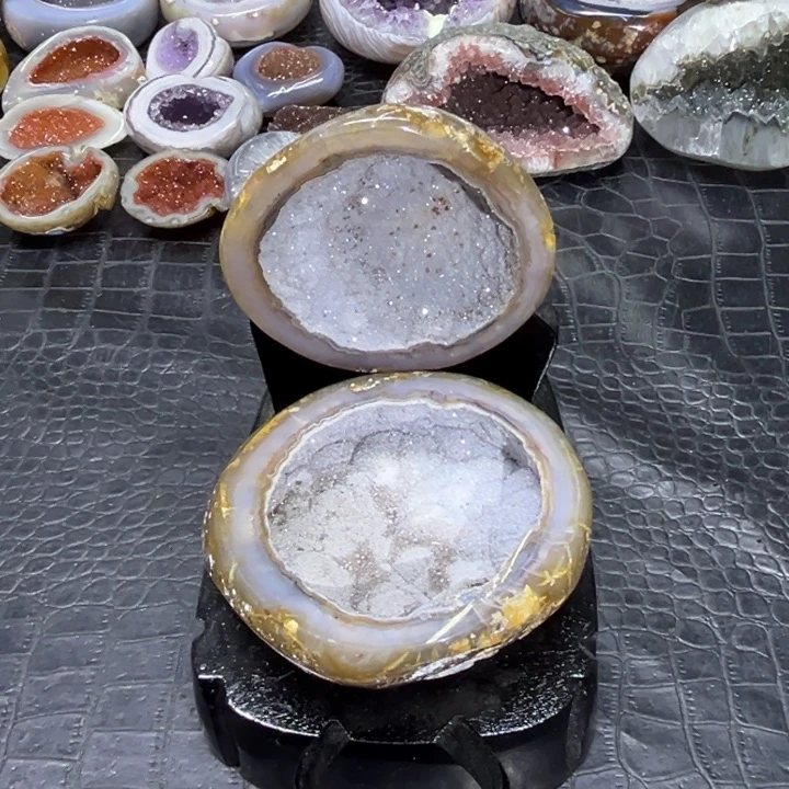 珠宝半成品未镶嵌水晶彩软盆