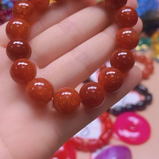 玛瑙/玉髓未镶嵌颈饰花*平