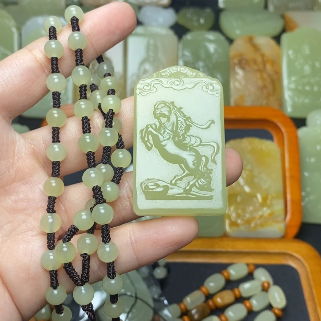 昆仑山料方解石玉