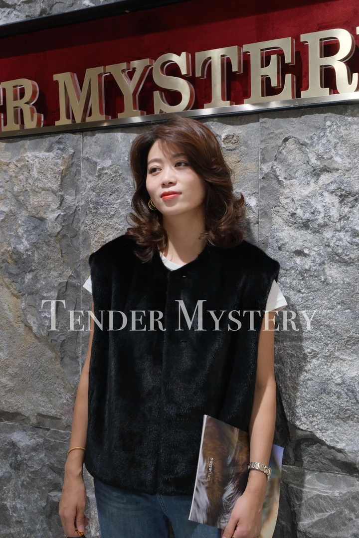 TM·温柔之谜❉【小古巴】时尚高阶进口水貂外套水貂皮草
