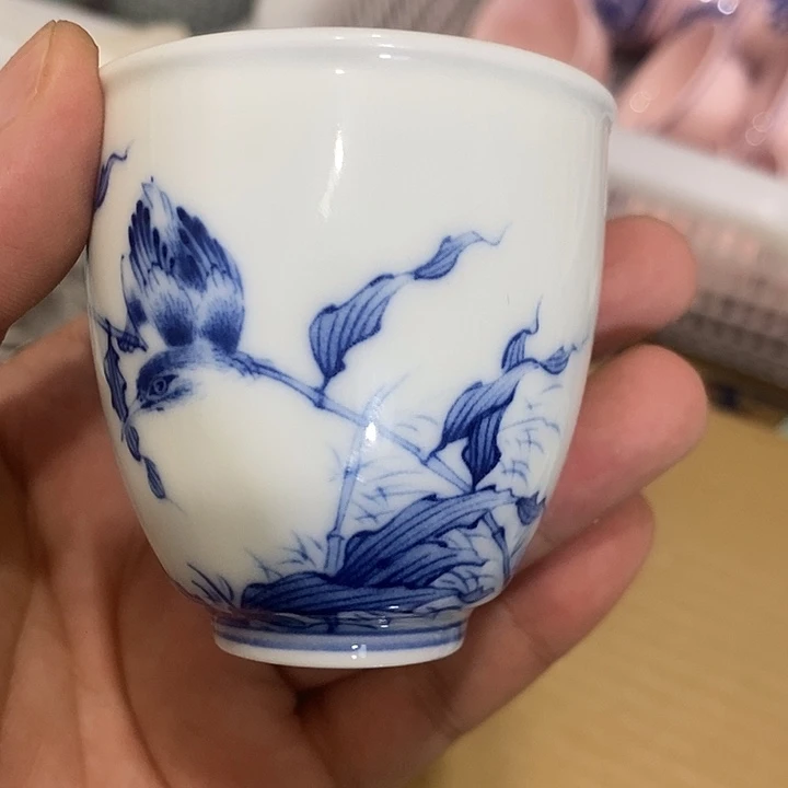 摆件景德镇陶瓷主人杯2456