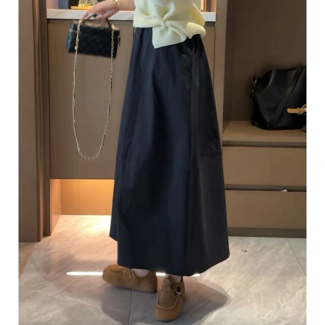 【花苞半裙】秋季新款拼接裁剪设计半身裙设计师款花苞裙洋气款
