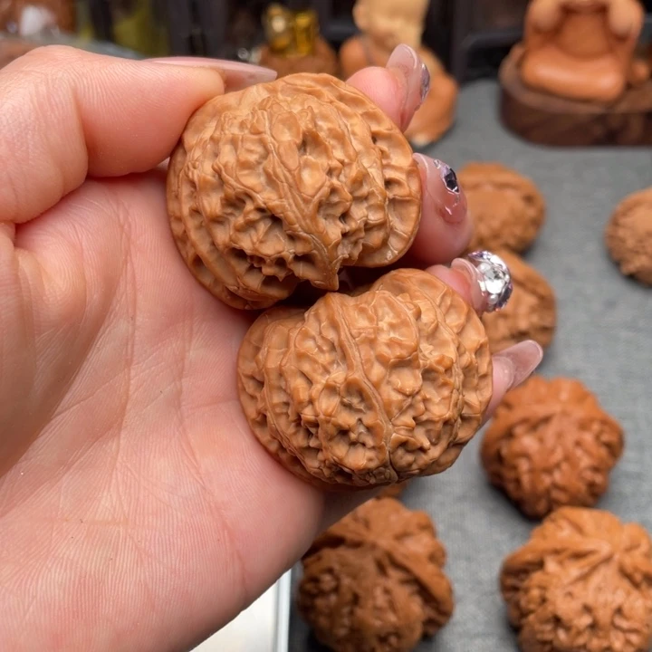 农***人文玩核桃把件苹果园42全品