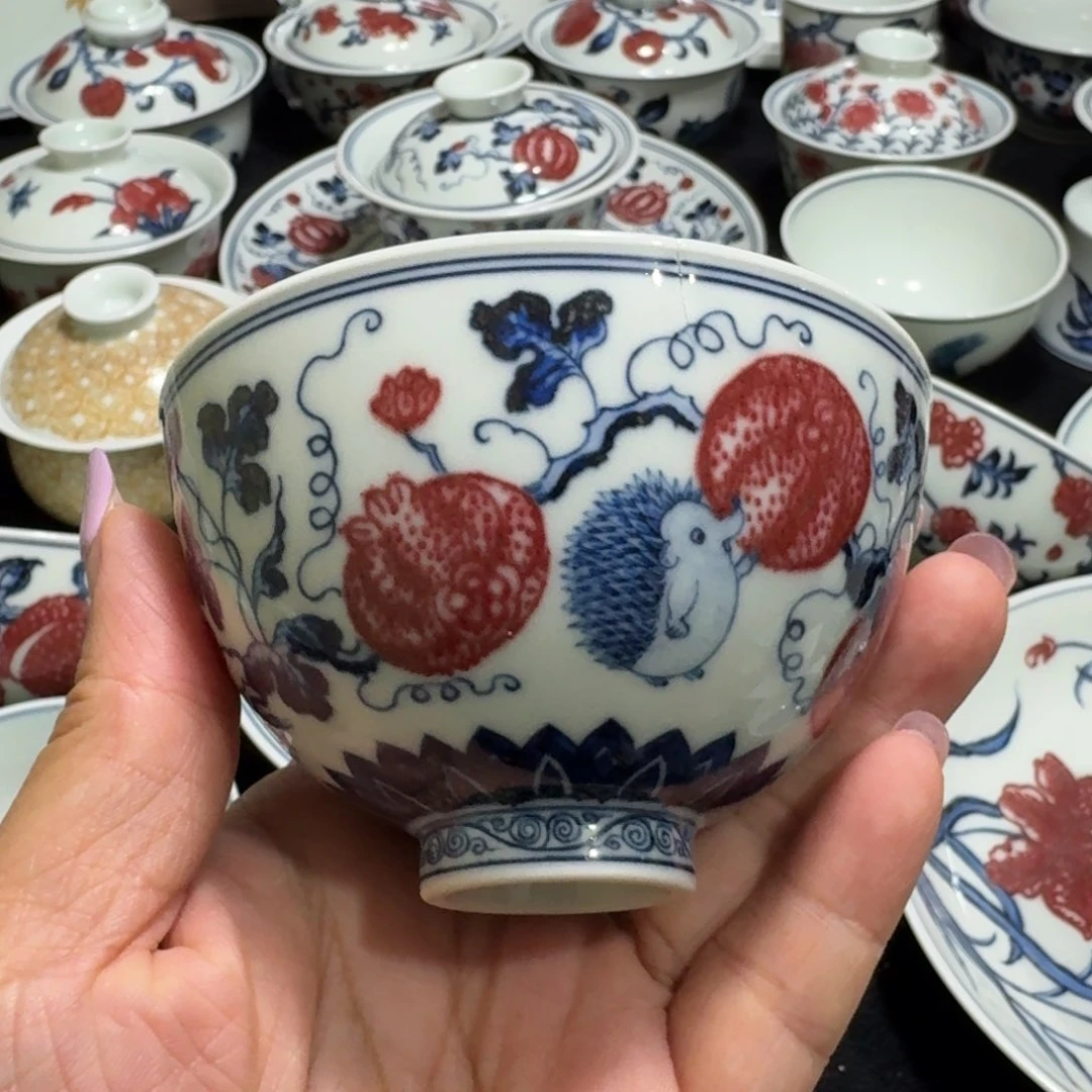 豆****景德镇陶瓷手绘单杯微瑕
