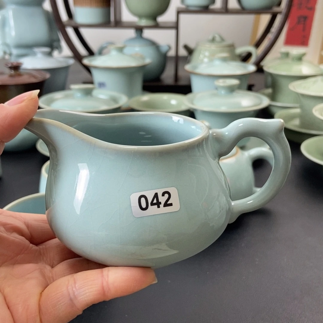 欢***欢天青釉公道杯福利款